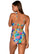 Back view of Sunsets Alegria Kauai Keyhole bikini top with Alegria Hannah High Waist bikini bottom