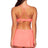 Back view of Sunsets Neon Coral Sporty Swim Skirt