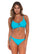 Sunsets Women's Swimwear Blue Bliss Kauai Keyhole Bikini Top