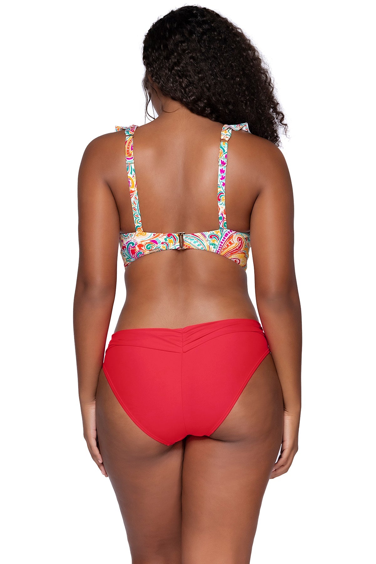 Back view of Sunsets Phoenix Willa Wireless Top