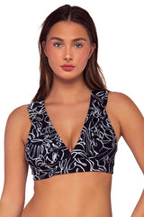 Front view of Sunsets Lost Palms Willa Wireless Top