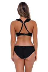 Sunsets Women's Swimwear Black Willa Wireless Bikini Top