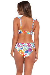 Sunsets Women's Swimwear Camilla Flora Alana Reversible Hipster Bikini Bottom