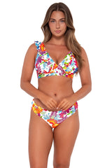 Sunsets Women's Swimwear Camilla Flora Alana Reversible Hipster Bikini Bottom