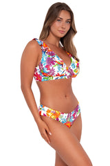 Sunsets Women's Swimwear Camilla Flora Willa Wireless Bikini Top