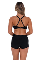 Sunsets Black Taylor Bralette Top