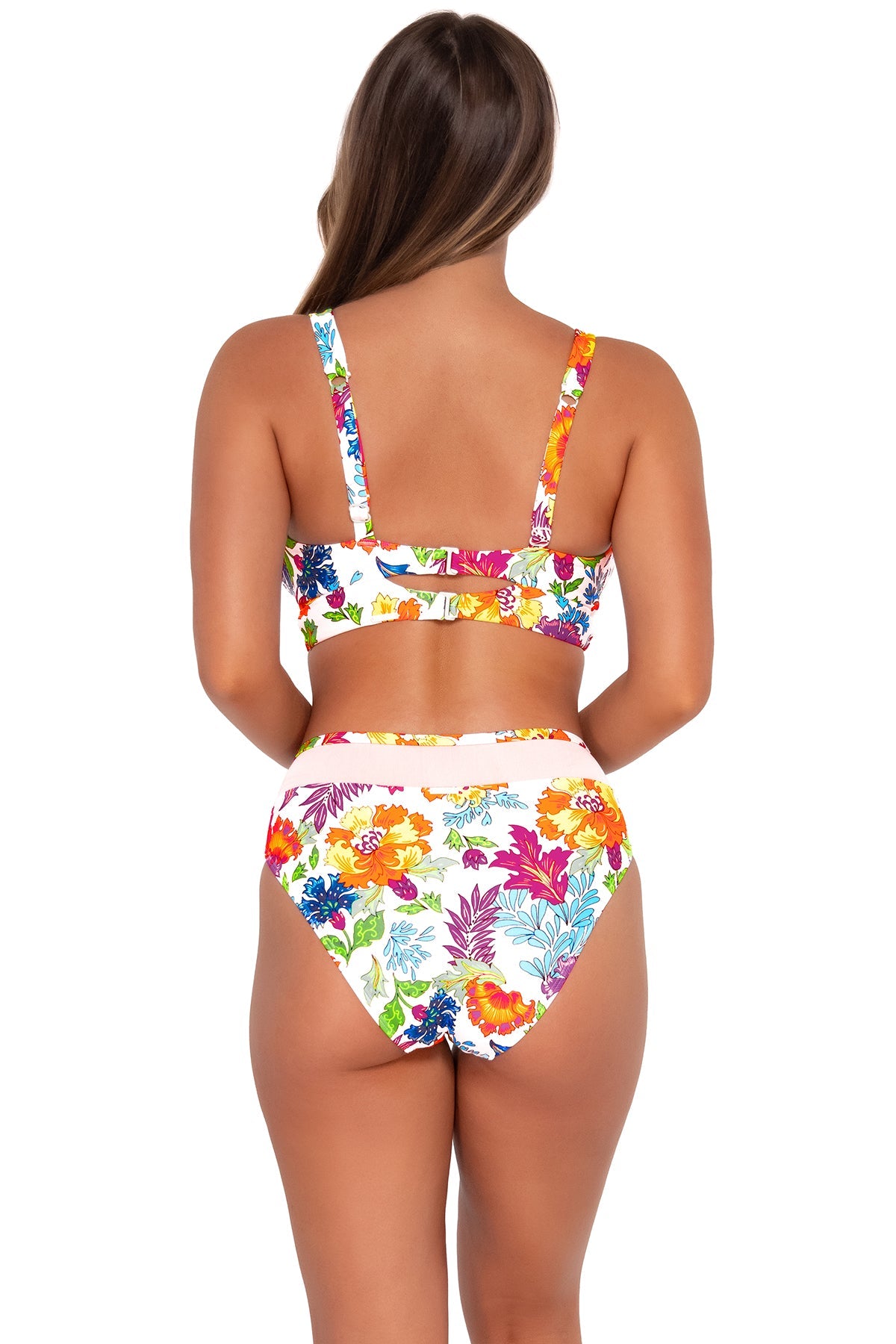 Sunsets Women's Swimwear Camilla Flora Annie High Waist Bikini Bottom