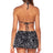 Back view of Sunsets Lost Palms Sporty Swim Skirt