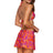 Back view of Sunsets Pele Sporty Swim Skirt