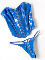 Rider Boned Plus Size Bustier