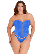 Rider Boned Plus Size Bustier