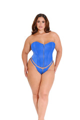 Rider Boned Plus Size Bustier