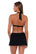 Sunsets Black Sporty Swim Skirt