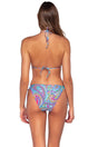 Back view of Sunsets Paisley Pop Starlette Triangle Top