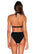 Back view of Sunsets Black Tessa Tie High Rise Bottom