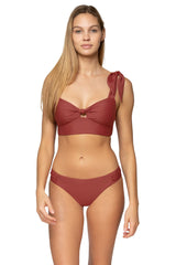 Front view of Sunsets Tuscan Red Femme Fatale Hipster Bottom