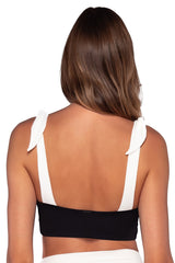 Back view of Sunsets Roll The Dice Lily Top