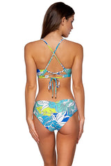 Back view of Sunsets Kailua Bay Brandi Bralette Top