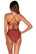 Back view of Sunsets Tuscan Red Summer Lovin V-Front Bottom