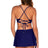 Back view of Sunsets Indigo Sporty Swim Skirt