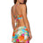 Back view of Sunsets Lotus Sporty Swim Skirt