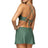 Back view of Sunsets Moss Sporty Swim Skirt