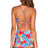 Back view of Sunsets Tiger Lily Sporty Swim Skirt