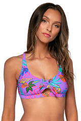 Side view of Sunsets Isla Bonita Brandi Bralette Top