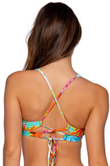 Back view of Sunsets Lotus Brandi Bralette Top