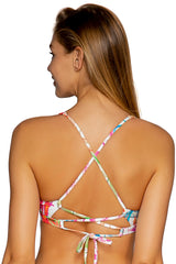 Back view of Sunsets Tropical Breeze Brandi Bralette Top