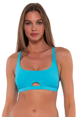 Sunsets Women's Swimwear Blue Bliss Brandi Bralette Bikini Top