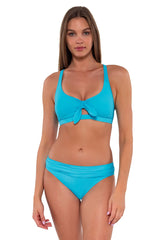 Sunsets Women's Swimwear Blue Bliss Brandi Bralette Bikini Top