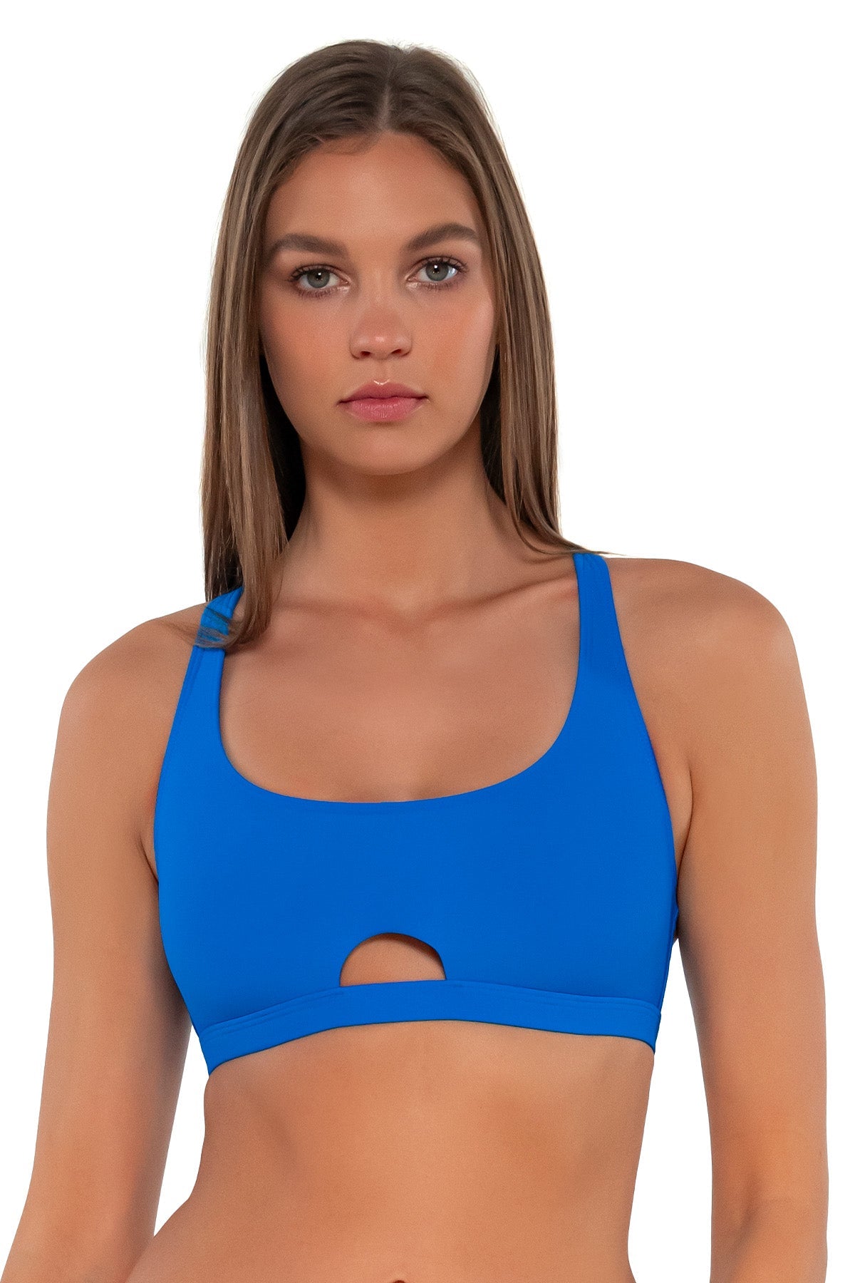 Sunsets Electric Blue Brandi Bralette Top