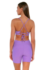 Sunsets Escape Passion Flower Bayside Bike Short