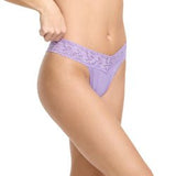 Bio-Baumwolle High Rise Thong Lace Panties