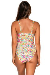 Back view of Sunsets Phoenix Serena Tankini Top