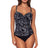 Front view of Sunsets Lost Palms Serena Tankini Top