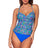 Front view of Sunsets Persian Sky Serena Tankini Top