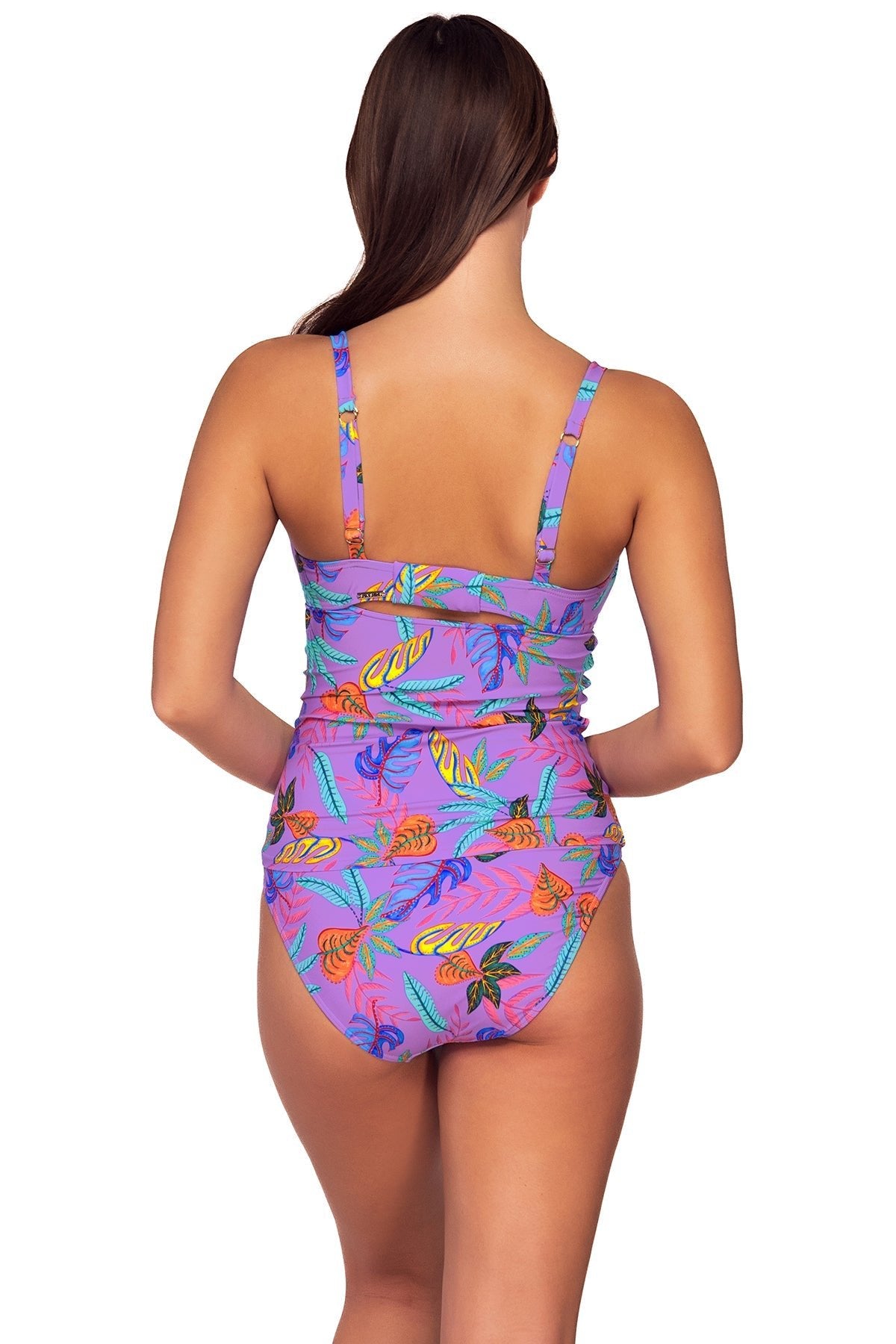 Back view of Sunsets Isla Bonita Serena Tankini Top