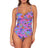 Front view of Sunsets Isla Bonita Serena Tankini Top