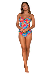 Sunsets Women's Swimwear Tiger Lily Maeve Tankini Bikini Top