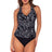 Front view of Sunsets Lost Palms Elsie Tankini Top