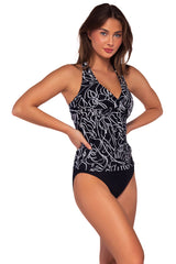 Side view of Sunsets Lost Palms Elsie Tankini Top