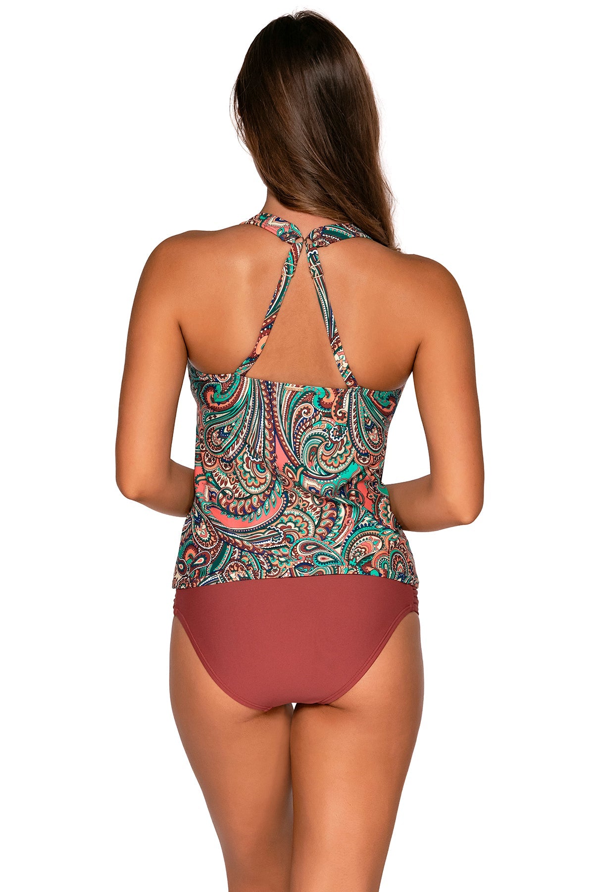 Sunsets Women's Swimwear Andalusia Elsie Tankini Bikini Top