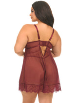 Curvy Wynter Cage Babydoll