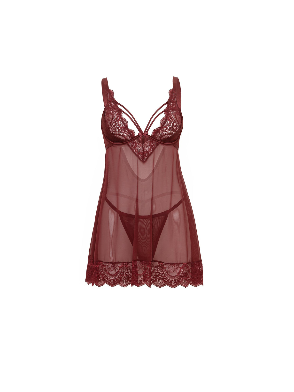 Curvy Wynter Cage Babydoll