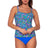 Front view of Sunsets Persian Sky Taylor Tankini Top