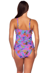 Back view of Sunsets Isla Bonita Taylor Tankini Top