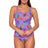 Front view of Sunsets Isla Bonita Taylor Tankini Top