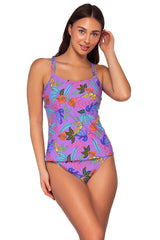 Front view of Sunsets Isla Bonita Taylor Tankini Top